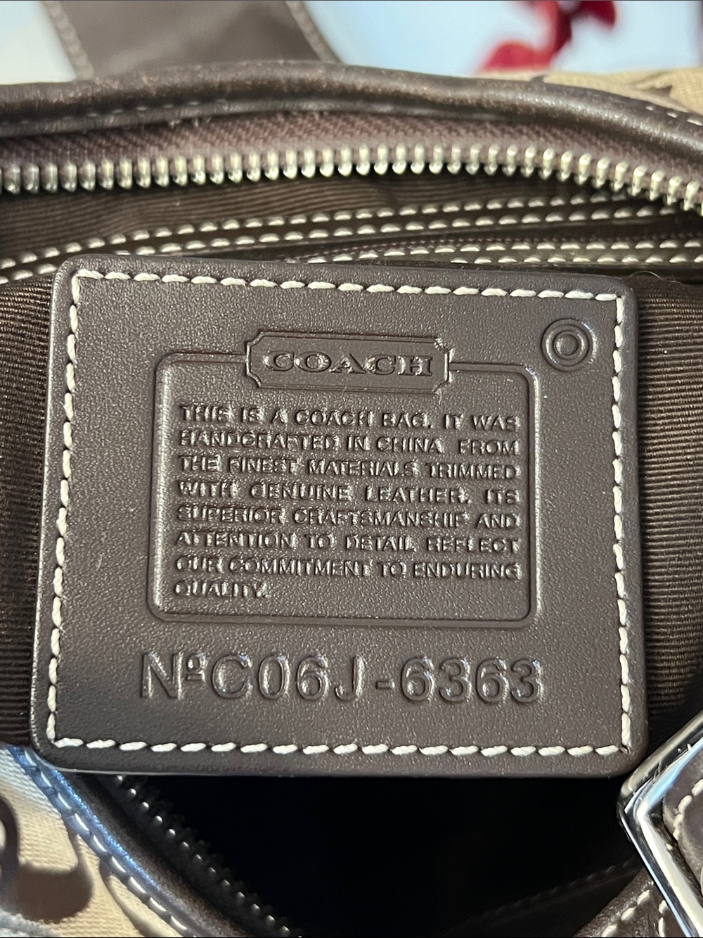 Vintage Y2K Coach Soho Signature Brown Canvas Buckle Hobo Bag 6363 - Picture 2 of 16